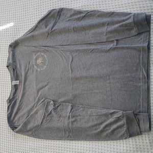 Springfield Mass,St Patrick's parade committee LS lightweight tee-shirt, Grey